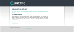 Desktop Screenshot of kslighting.co.nz